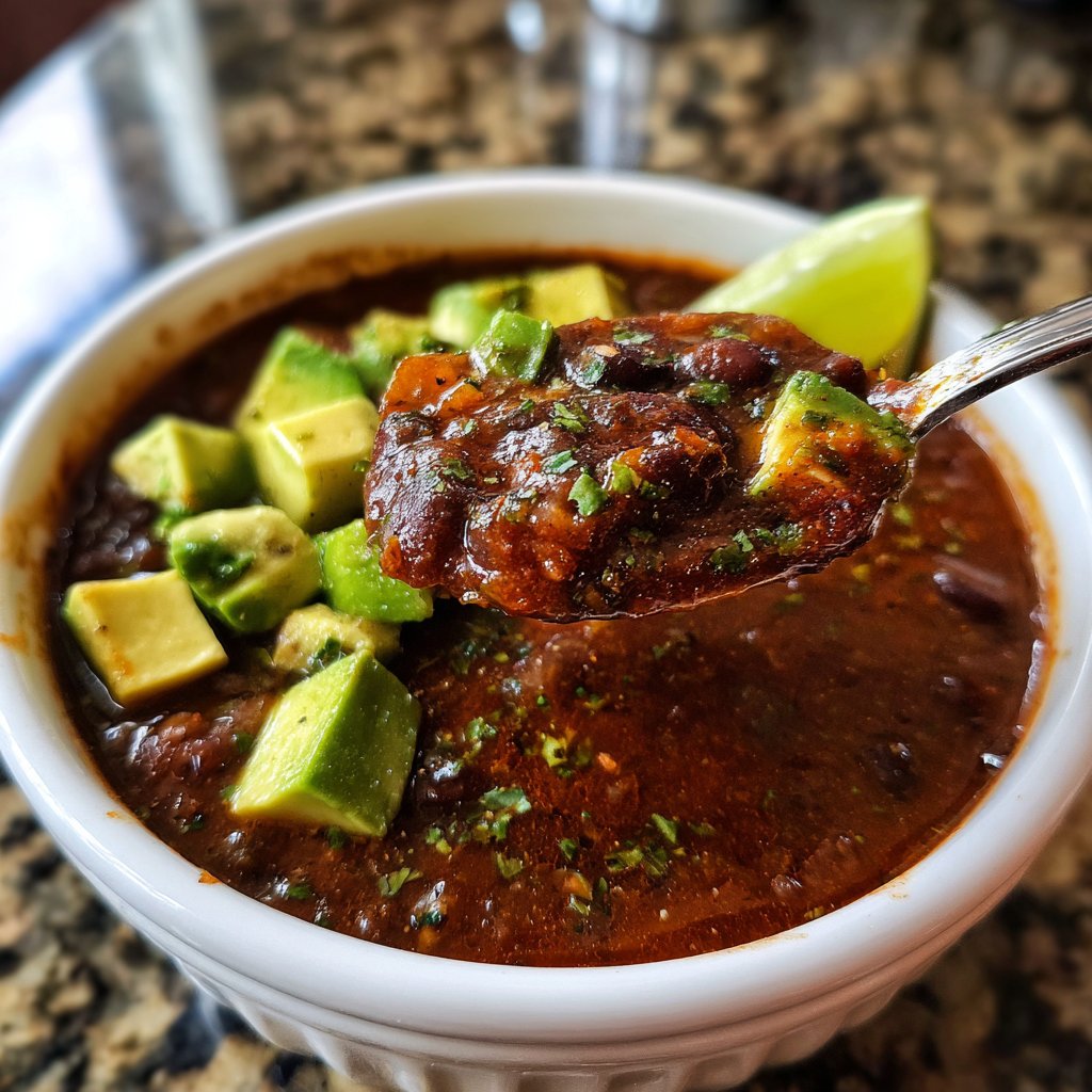 Jamaican Black Bean Soup