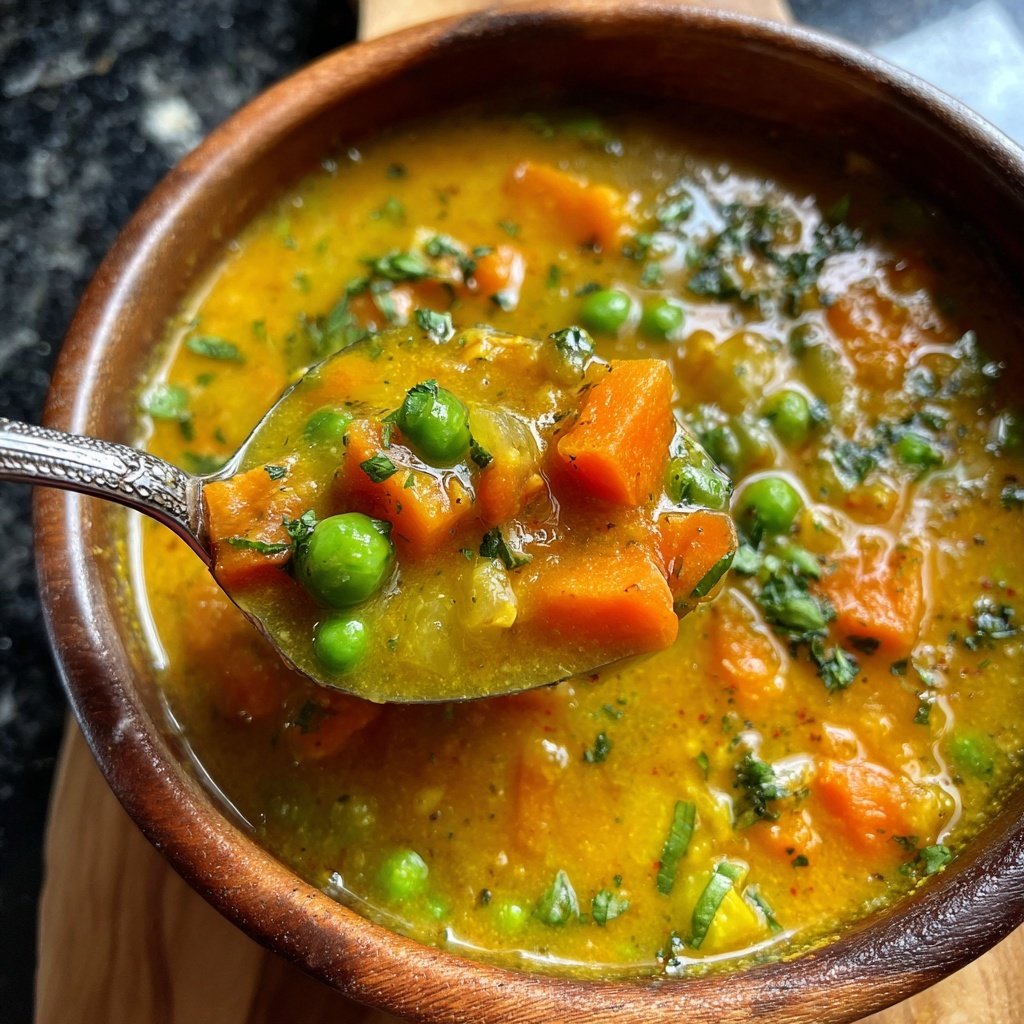 Spring Vegetable Soup With Lemon