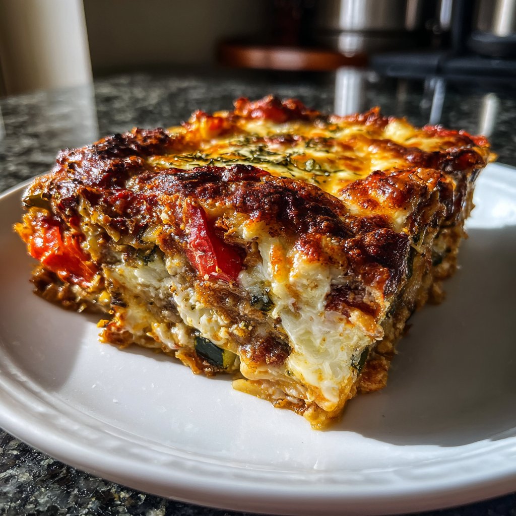 Sunday Slow Roasted Vegetable Lasagna