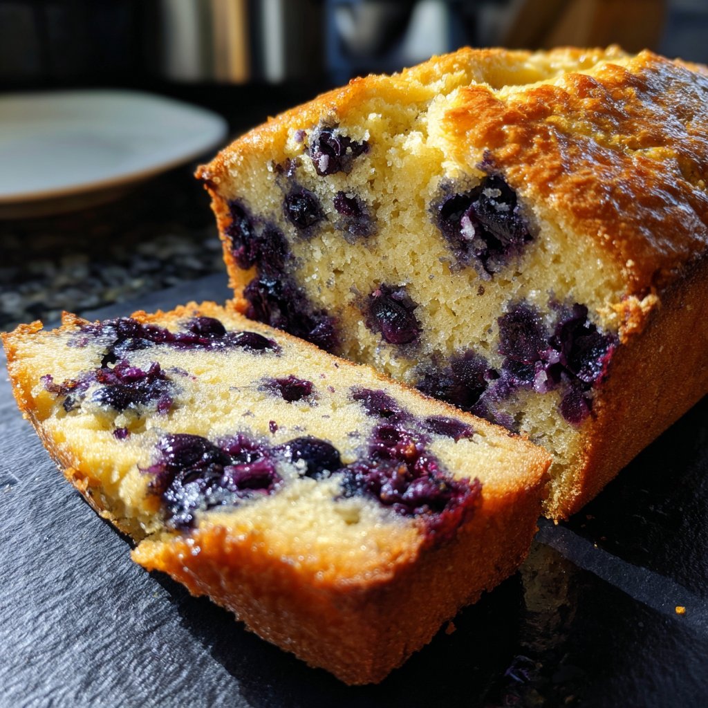 Blueberry Lemon Quick Bread