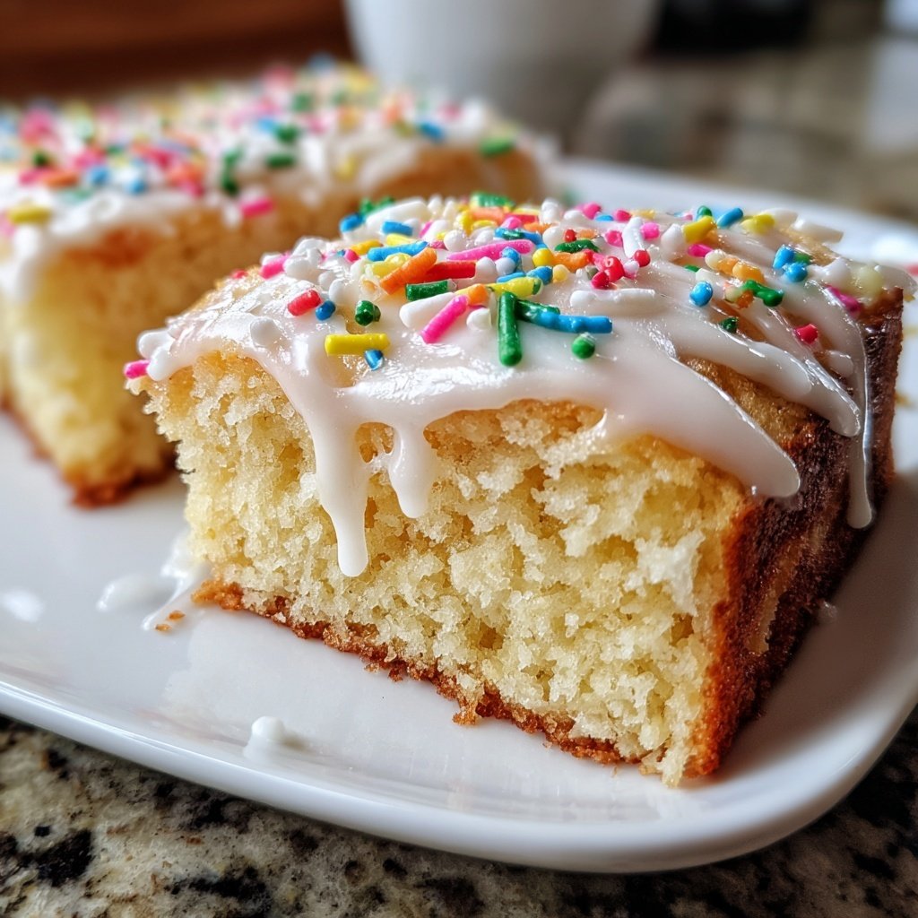 Simple Vanilla Sheet Cake