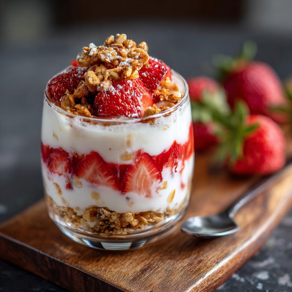 Strawberry Cheesecake Overnight Oats Meal Prep