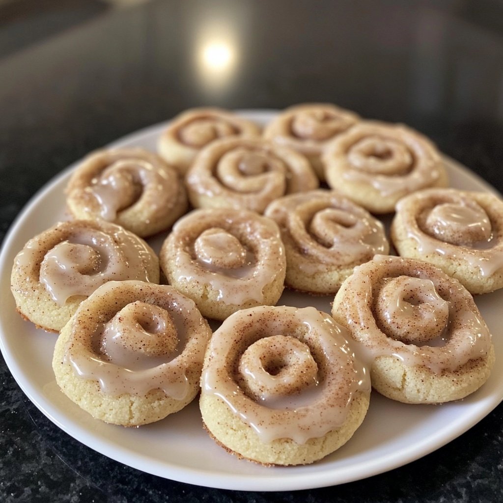 Soft and Chewy Cinnamon Roll Sugar Cookies