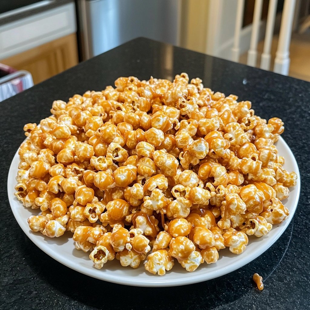 Quick Caramel Corn